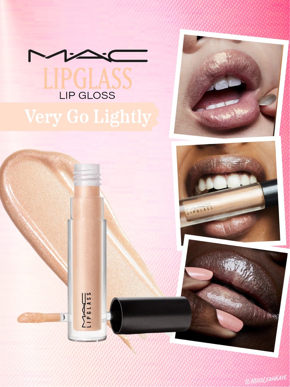 MAC Lipglass Lip Gloss - Very Go Lightly 337